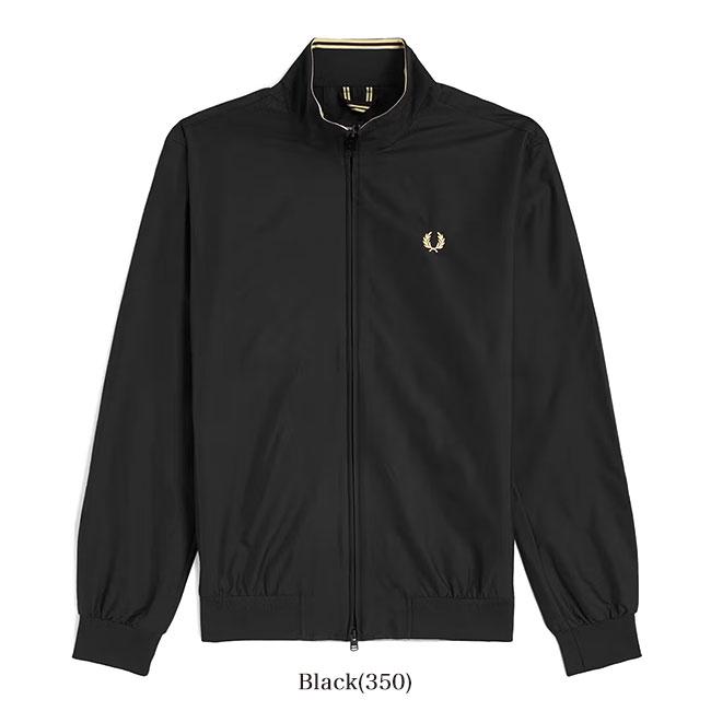 フレッドペリー スタンドカラー ジャケット ブルゾン ブラック XS Fred Perry フレッドペリー スタンドカラー ナイロンジャケット J2660