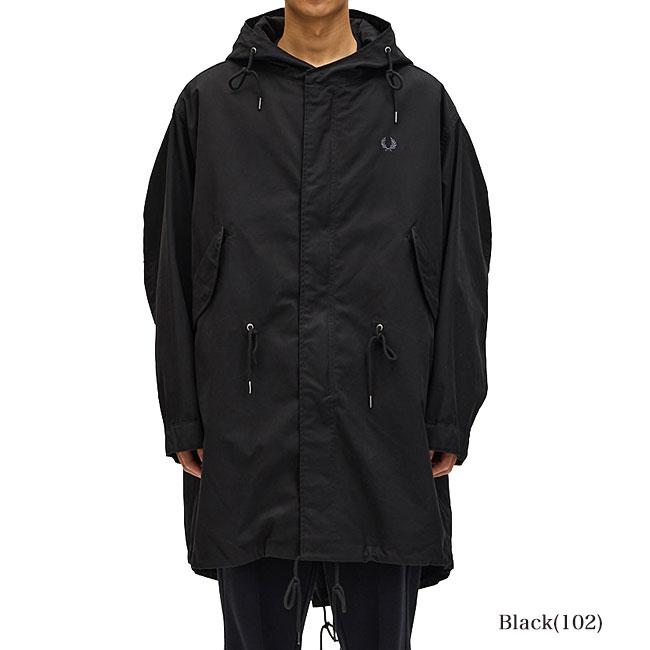 Fred Perry フレッドペリー オーバーサイズ フィッシュテイルパーカ