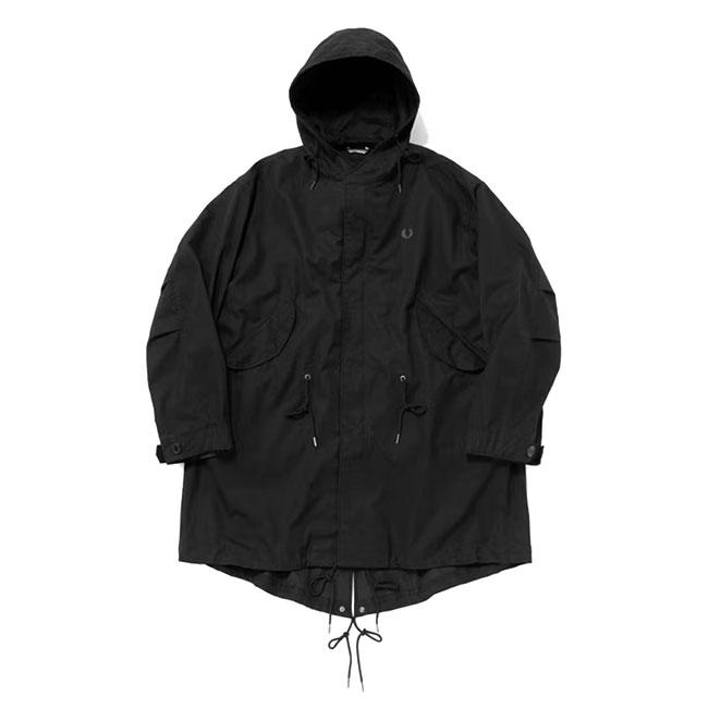 Fred Perry フレッドペリー オーバーサイズ フィッシュテイルパーカ
