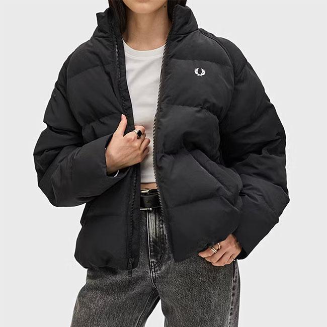 Fred Perry フレッドペリー スタンドカラー ダウンジャケット J1118 パ