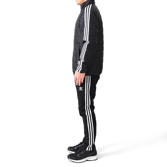adidas アディダス 3ライン スタンドカラー キルティングジャケット