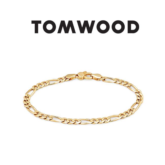 TOMWOOD トムウッド 9K Figaro Bracelet Thick Gold ゴールド チェーン