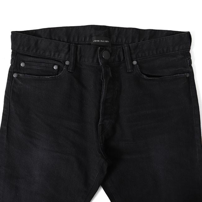 [SALE] JOHN ELLIOTT ジョンエリオット ストレッチ ブラックジーンズ 3120600021 スキニー デニムパンツ メンズ