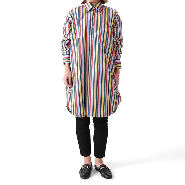 [TIME SALE] APPLE TREES アップルツリーズ オールオーバー ザ ワールド ストライプ ロングシャツ All Over The World シャツワンピース | ブランド登録なし | 03