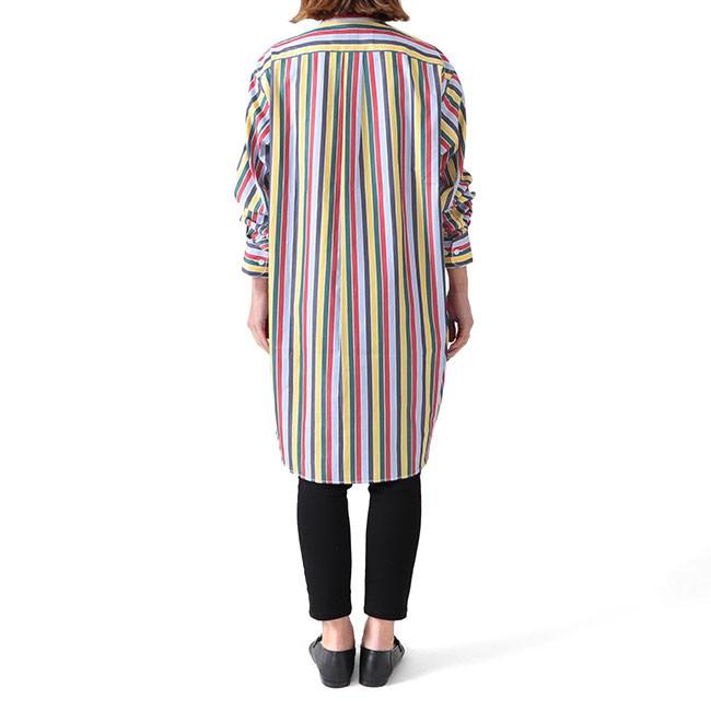 [TIME SALE] APPLE TREES アップルツリーズ オールオーバー ザ ワールド ストライプ ロングシャツ All Over The World シャツワンピース | ブランド登録なし | 04