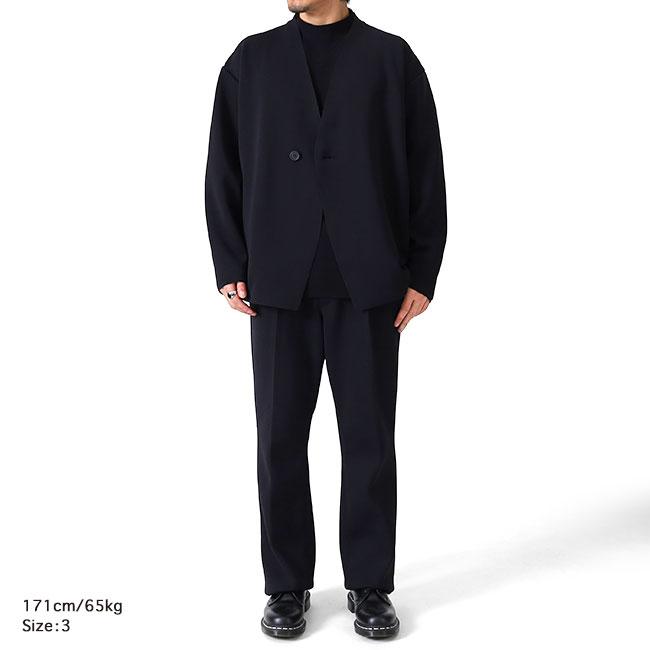CFCL シーエフシーエル MILAN COLLARLESS DOUBLE BREASTED BOXY JACKET
