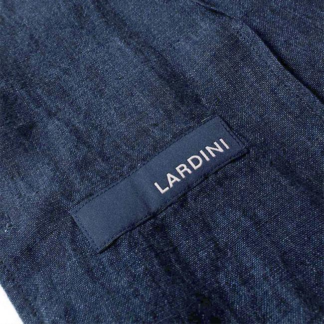 LARDINI ラルディーニ リネン 2B テーラード シャツジャケット LARDINI ラルディーニ リネン 2B テーラード シャツジャケット