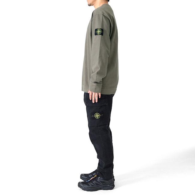 Stone Island ストーンアイランド ガーメントダイ ロンT 63750 Stone Island ストーンアイランド ガーメントダイ ロンT 63750