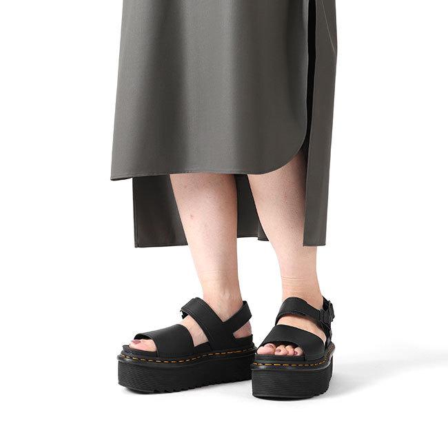 Dr.Martens ドクターマーチン VOSS QUAD ボス 厚底 レザー ストラップ