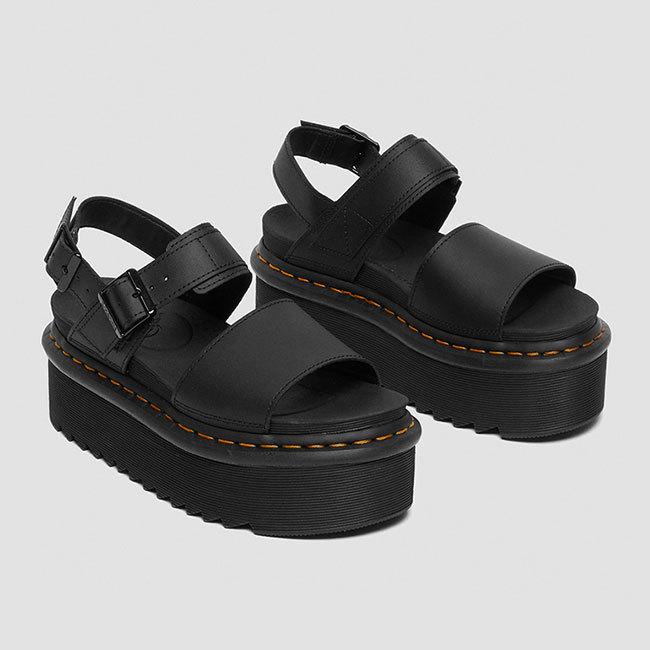 Dr.Martens ドクターマーチン VOSS QUAD ボス 厚底 レザー ストラップ