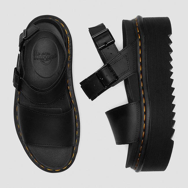 Dr.Martens ドクターマーチン VOSS QUAD ボス 厚底 レザー ストラップ