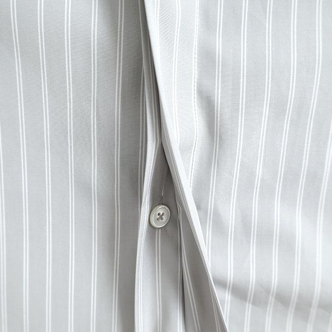JIL SANDER ジルサンダー コットンポプリン ストライプシャツ J22DL0278 J45293 半袖シャツ メンズの画像
