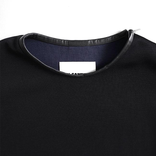 JIL SANDER ジルサンダー ショルダージップ オーバーサイズ ジャージーTシャツ J21GC0188 J20134 半袖Tシャツ メンズの画像