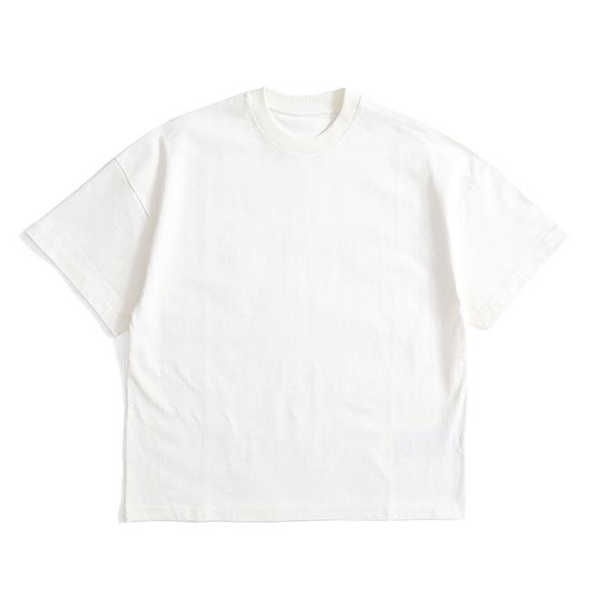 JIL SANDER ジルサンダー ヘビーコットン ショルダーロゴ Tシャツ J22GC0195 J20244 白 ホワイト 半袖Tシャツ メンズ