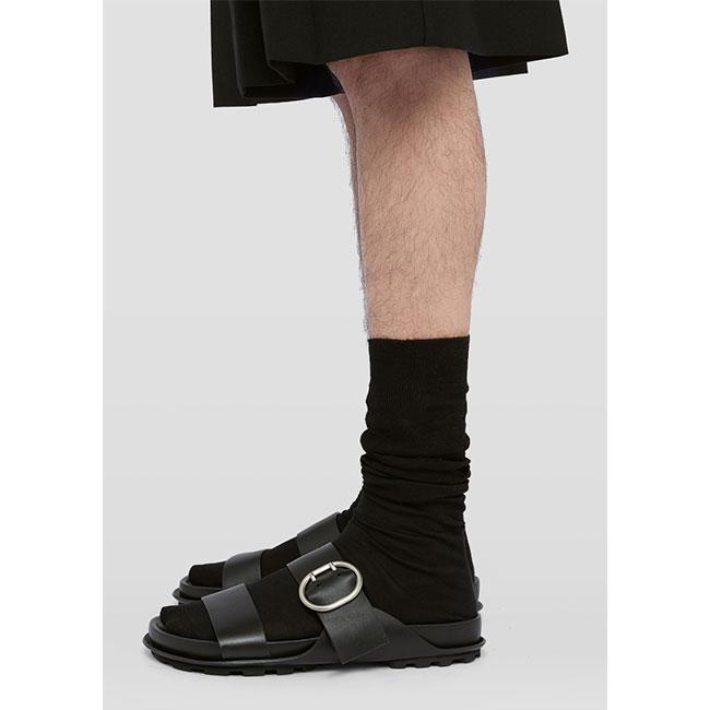 TIME SALE] JIL SANDER ジルサンダー レザー フラットサンダル