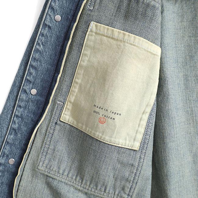 [TIME SALE] JIL SANDER+ ジルサンダープラス オーバーサイズ ブリーチデニムシャツ J47DL0159 J45291 日本製 セルビッチ 長袖シャツ メンズの画像