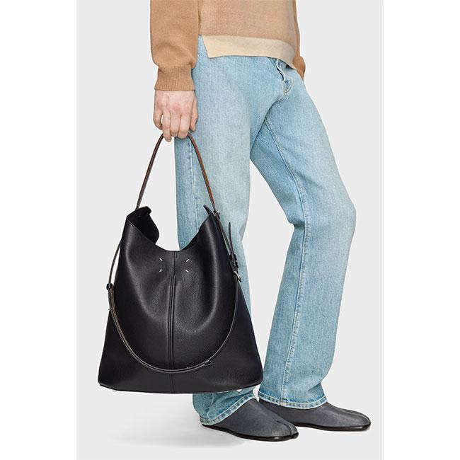 Maison Margiela メゾンマルジェラ ドレサージュ ホーボー XL レザー