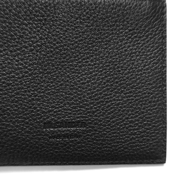 JIL SANDER ジルサンダー エンボスロゴ グレインレザー 2つ折り レザー