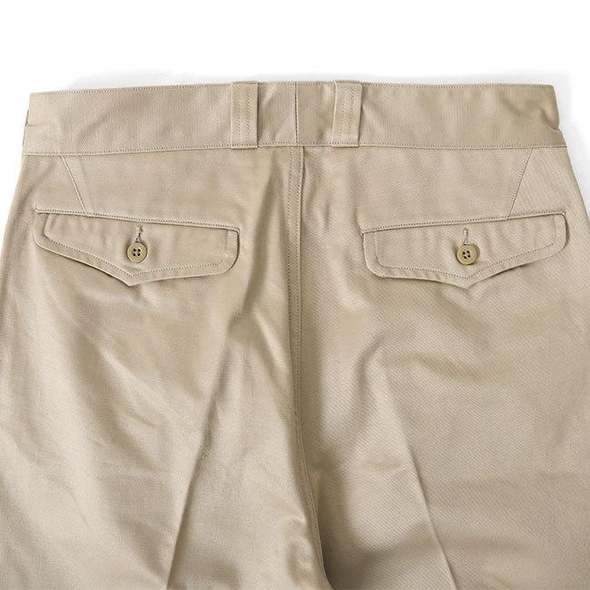 Scye サイ M52 フレンチアーミー 2タック チノ トラウザーズ 5122