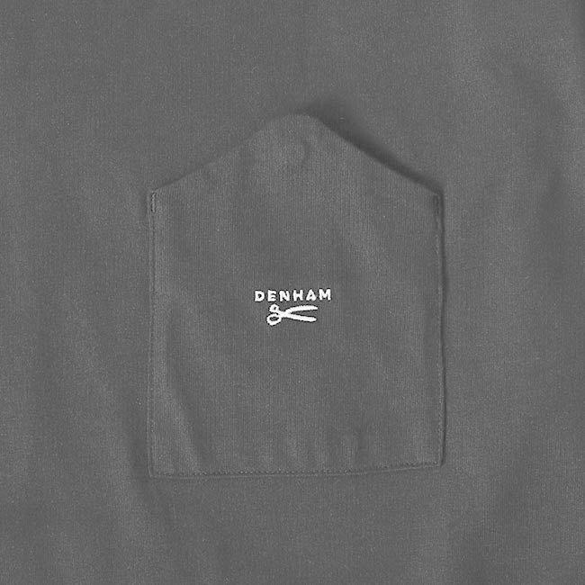 DENHAM デンハム 胸ポケット シザーロゴ オーバーサイズ ロンT BRANDO