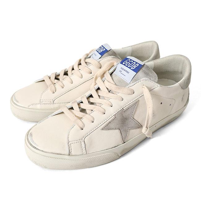 Golden Goose ゴールデングース SUPERSTAR スーパースター レザースニーカー GMF00102.F005359.11166 シューズ 白 ホワイト メンズの画像
