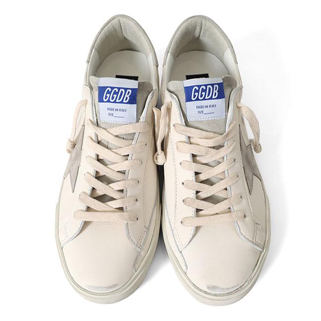 Golden Goose ゴールデングース SUPERSTAR スーパースター レザースニーカー GMF00102.F005359.11166 シューズ 白 ホワイト メンズの画像