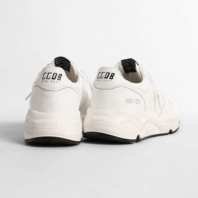 Golden Goose ゴールデングース RUNNING SOLE ランニングソール スニーカー GMF00126.F003953.10100 白 ホワイト 厚底 シューズ メンズの画像