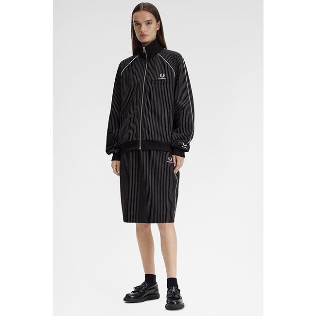 クリスヴァンアッシュ　トラックジャケット Kris Van Assche x FRED PERRY Pinstripe Track Jacket | ALTERFATE