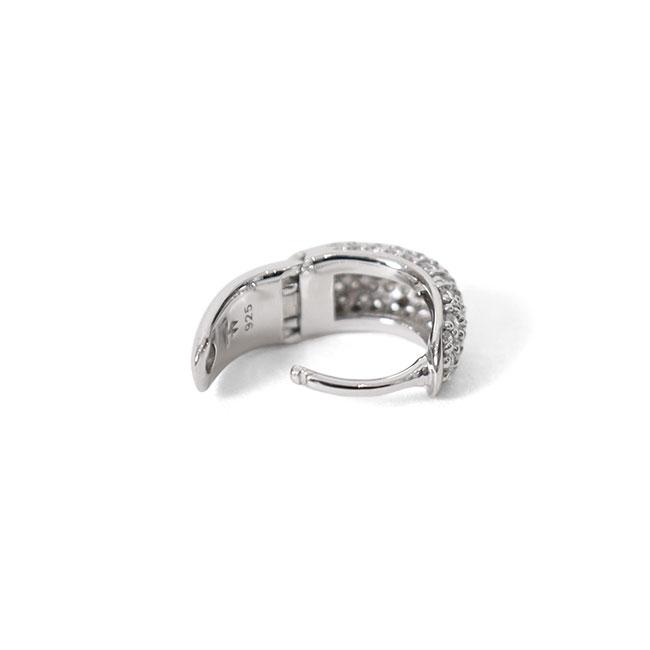 TOMWOOD トムウッド Ice Huggies Pave アイス ハギー ピアス 100525