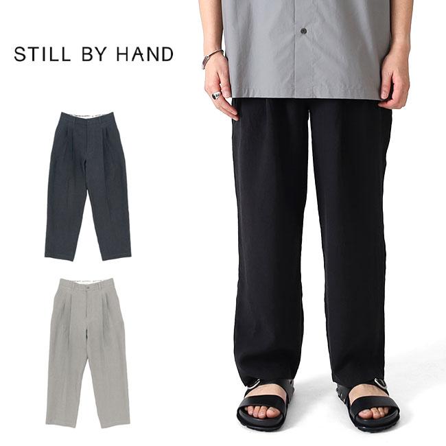 STILL BY HAND スティルバイハンド 2タック ワイドテーパード STILL BY HAND スティルバイハンド 2タック ワイドテーパード