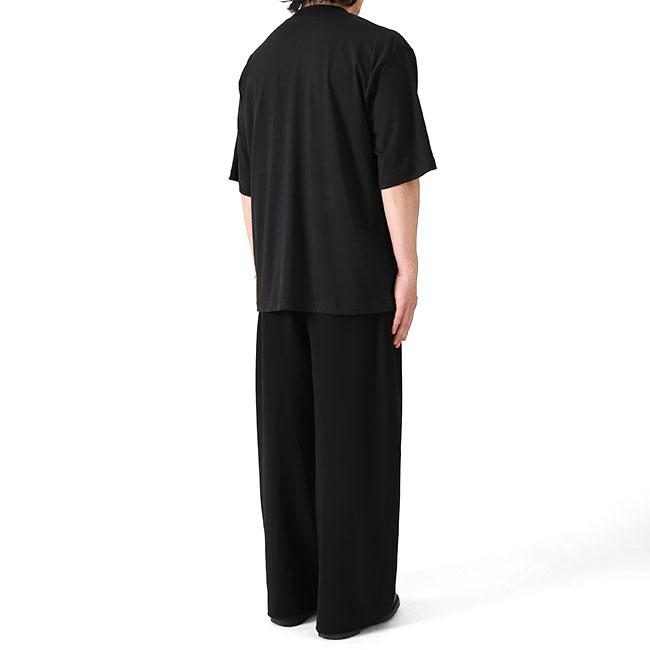MARNI マルニ オーガニックコットン ロゴTシャツ HUMU0223X6 UTCZ57 黒 メンズの画像