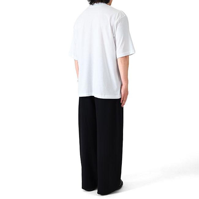 MARNI マルニ オーガニックコットン ロゴTシャツ HUMU0223X6 UTCZ57 白