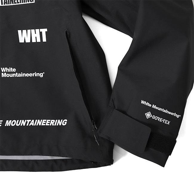 White Mountaineering ホワイトマウンテニアリング ロゴプリントマウンテンパーカー サイズ:1 GORE-TEX WM2173210   ブラック メンズ / 240001206584 White Mountaineering ホワイトマウンテニアリング GORE-TEX ランダム