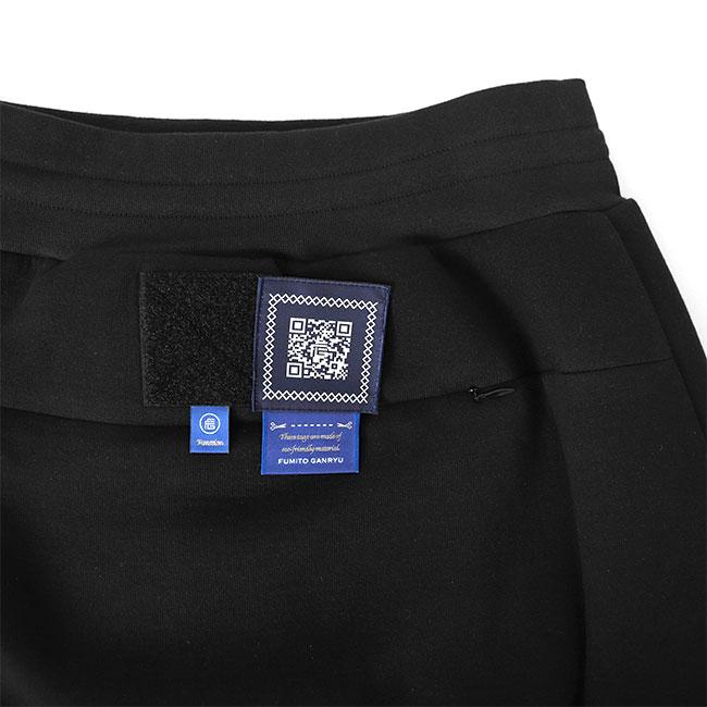 【美品】FUMITO GANRYU ネイビーブラック サルエル テーパード XL golden-state_t22022313