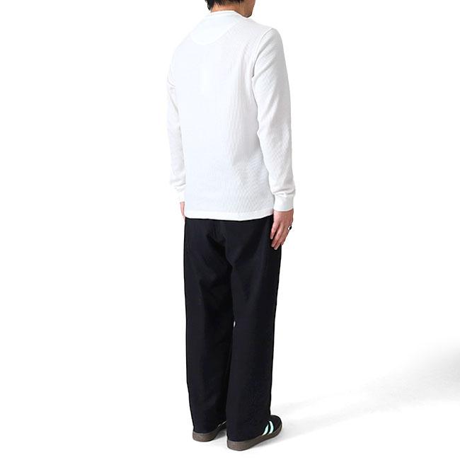 LACOSTE ラコステ ヘンリーネック ワッフル ニットTシャツ TH0035-10