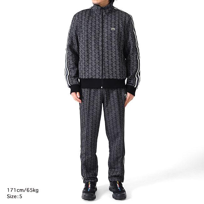 LACOSTE ラコステ モノグラム ジャガード トラックジャケット LACOSTE ラコステ モノグラム ジャガード トラックジャケット