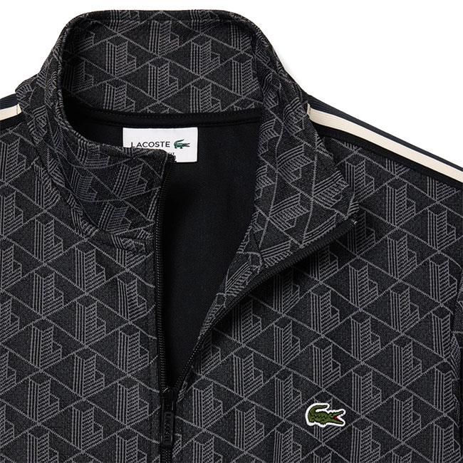 LACOSTE ラコステ モノグラム ジャガード トラックジャケット LACOSTE ラコステ モノグラム ジャガード トラックジャケット