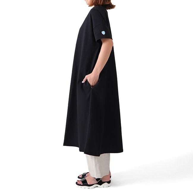 ORCIVAL オーシバル コットンモヨン 半袖 ボートネックワンピース B236