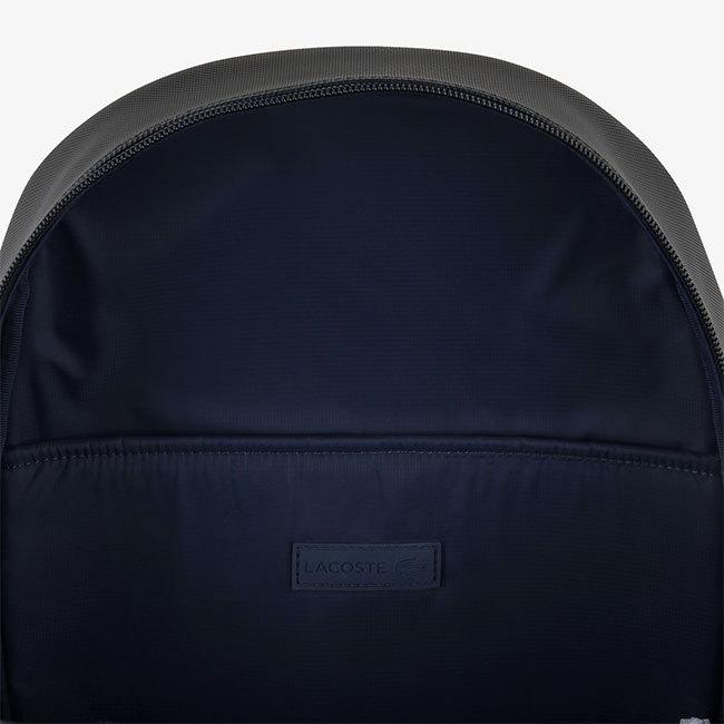 LACOSTE ラコステ L.12.12 PVC ミニロゴ バックパック NH2549P 黒