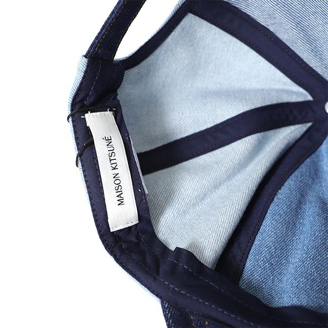 【美品】MAISON KITSUNE メゾンキツネ キャップ　ネイビー MAISON KITSUNÉ キャップ ネイビー キツネ - メルカリ