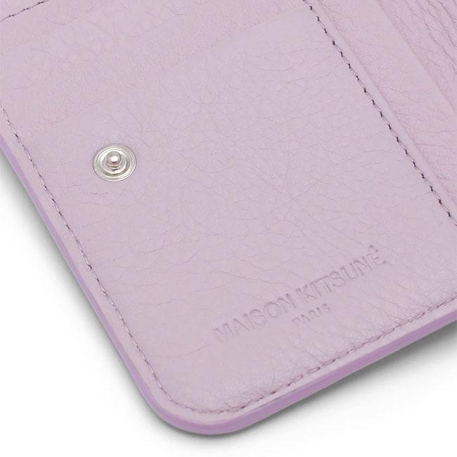 MAISON KITSUNE メゾンキツネ フォックスロゴ レザー ジップ