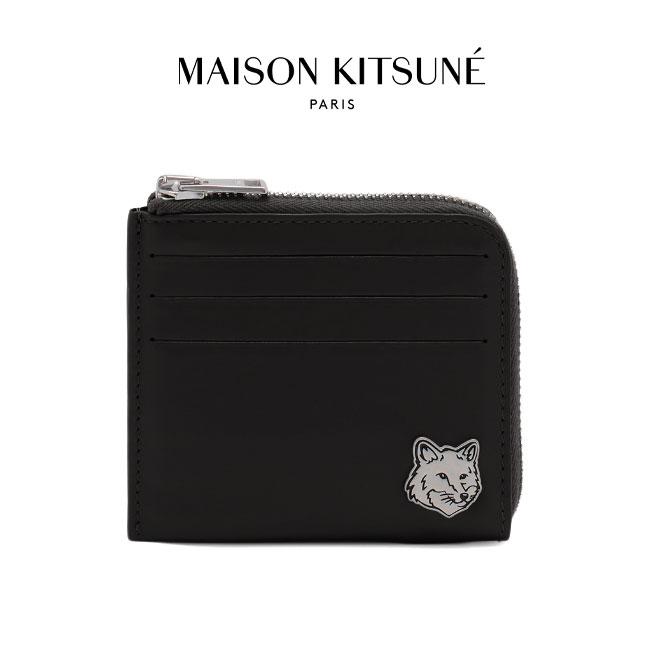 MAISON KITSUNE メゾンキツネ フォックスヘッド レザー カードケース