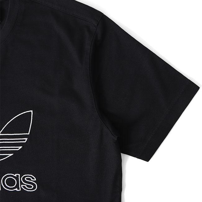 adidas アディダスオリジナルス アウトライン トレフォイルロゴ T