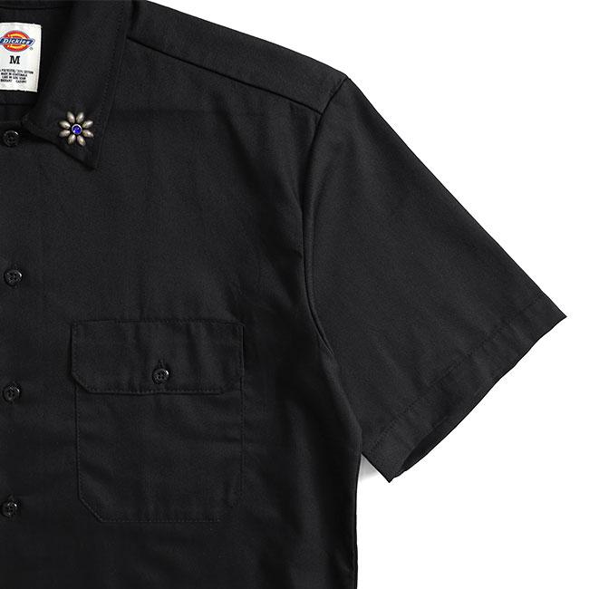 HTC別注　Dickies ワークシャツ Lサイズ 黒 HTC HTC×Dickies 正規取扱店 ハリウッド トレーディング