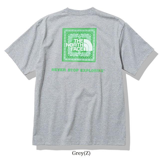 THE NORTH FACE ノースフェイス バンダナ柄 スクエアロゴ T