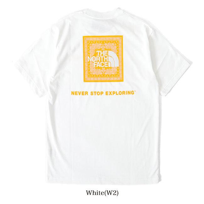 THE NORTH FACE ノースフェイス バンダナ柄 スクエアロゴ Tシャツ