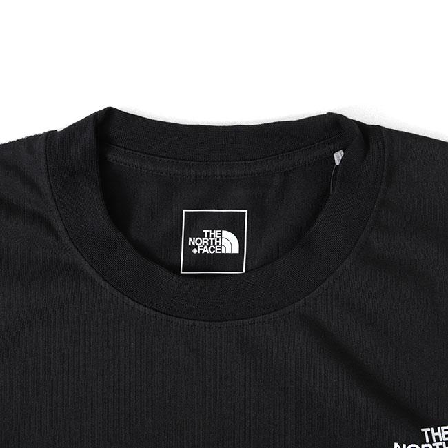 fanor ドライウェア Mサイズ 黒 バンダナ柄ポケット Tシャツ THE NORTH FACE ノースフェイス バンダナ柄 スクエアロゴ Tシャツ