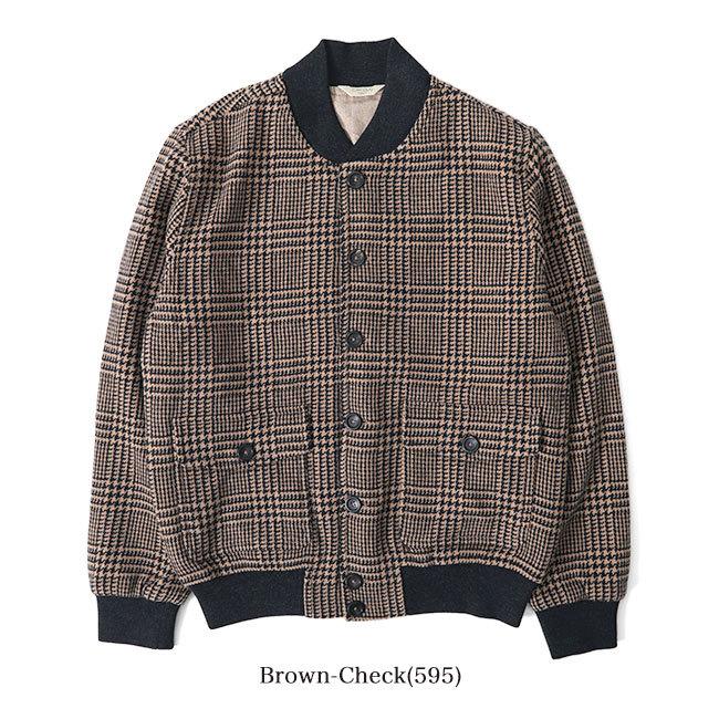 CIRCOLO 1901 チルコロ1901 チェック柄 ウール ジップアップ ブルゾン