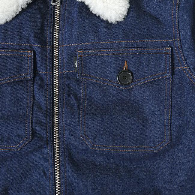 AMI PARIS アミパリス 襟ボア デニムジャケット H18D410.600 Gジャン