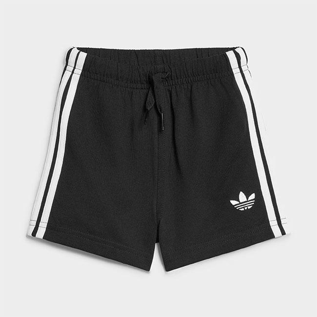 新品 正規品アディダス2XL◆Tシャツ 黒 上下セット ハーフパンツ adidas originals アディダス オリジナルス Tシャツ＆ショーツ